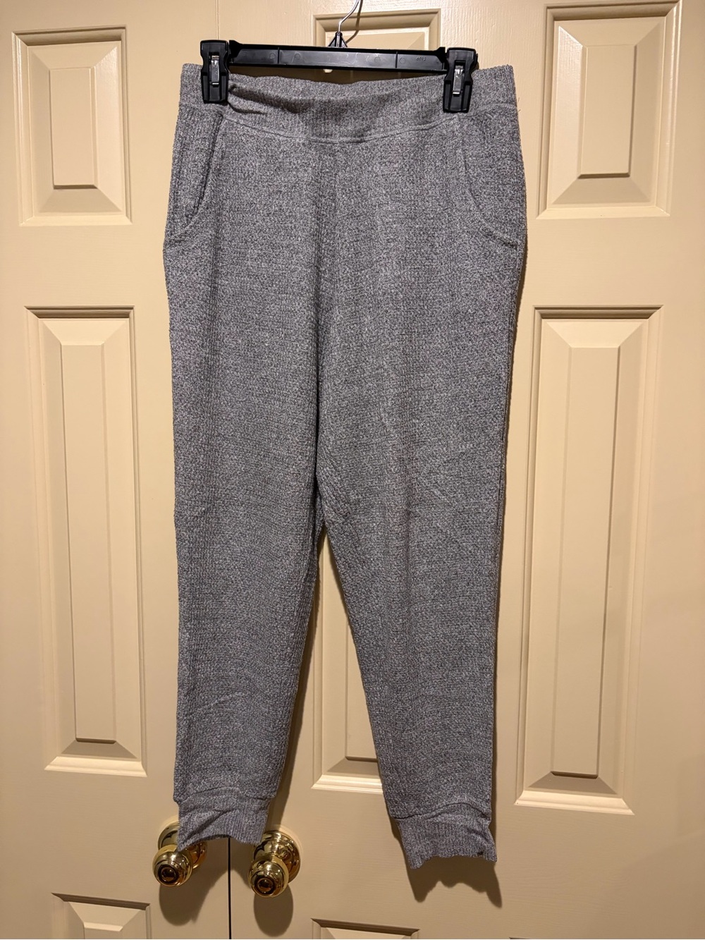 aerie Heather Gray Knit Jogger Pants